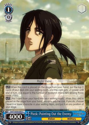 Pieck: Pointing Out the Enemy (AOT/SX04-085 C) - Attack On Titan: Final Season