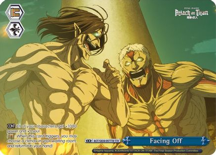 Facing Off (TTR) (AOT/SX04-097TTR TTR) - Attack On Titan: Final Season