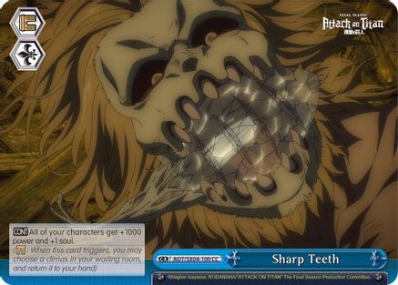 Sharp Teeth (AOT/SX04-100 CC) - Attack On Titan: Final Season