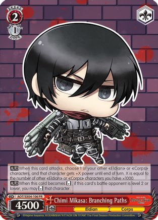 Chimi Mikasa: Branching Paths (AOT/SX04-106 PR) - Attack On Titan: Final Season