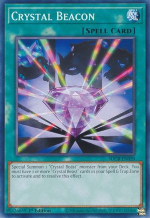 Crystal Beacon (SDCB-EN020) - Structure Deck: Legend of the Crystal Beasts 1st Edition