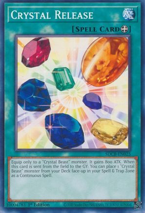 Crystal Release (SDCB-EN025) - Structure Deck: Legend of the Crystal Beasts 1st Edition