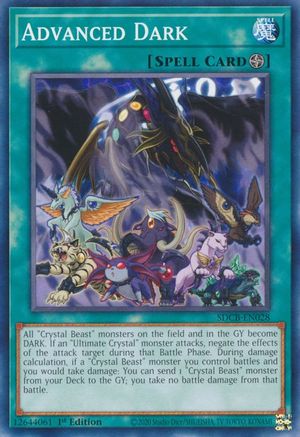 Advanced Dark (SDCB-EN028) - Structure Deck: Legend of the Crystal Beasts 1st Edition