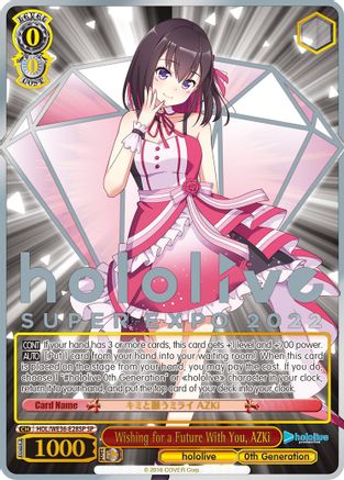 Wishing for a Future With You, AZKi (SP) (HOL/WE36-E28SP SP) - hololive production Premium Booster