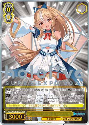 Wishing for a Future With You, Shiranui Flare (SP) (HOL/WE36-E06SP SP) - hololive production Premium Booster