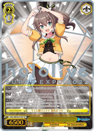 Wishing for a Future With You, Natsuiro Matsuri (SP) (HOL/WE36-E12SP SP) - hololive production Premium Booster