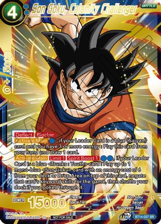 Son Goku, Calamity Challenger (BT14-037) - Tournament Promotion Cards Foil