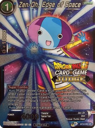 Zen-Oh, Edge of Space (Judge Pack Vol.12) (BT10-055) - Tournament Promotion Cards