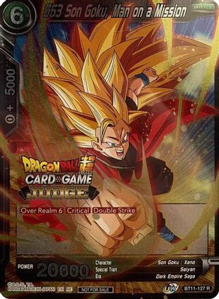 SS3 Son Goku, Man on a Mission (Judge Pack Vol.12) (BT11-127) - Tournament Promotion Cards