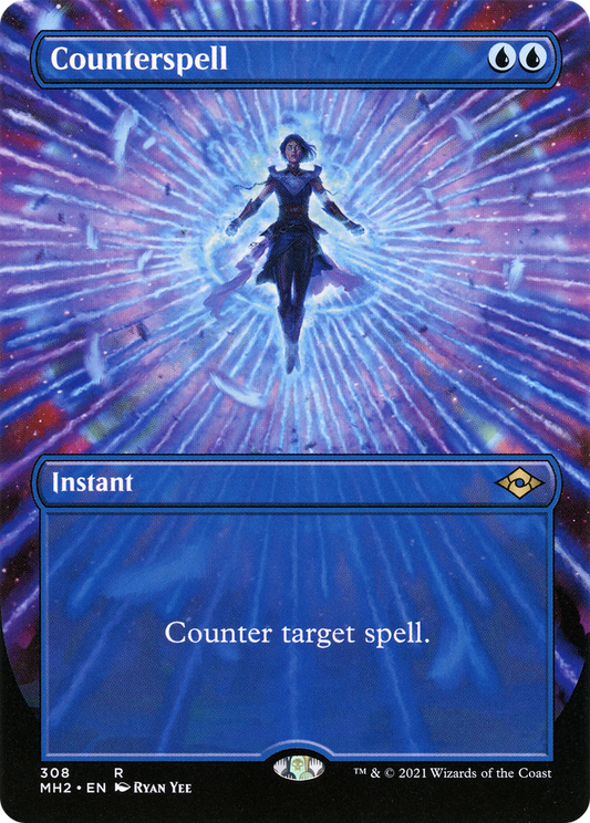 Counterspell (Borderless) (MH2-308) - Modern Horizons 2 (Borderless)