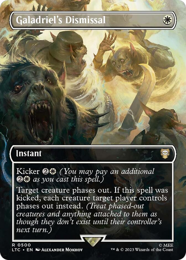 Galadriel's Dismissal (Borderless) (LTC-500) - Tales of Middle-earth Commander (Borderless)
