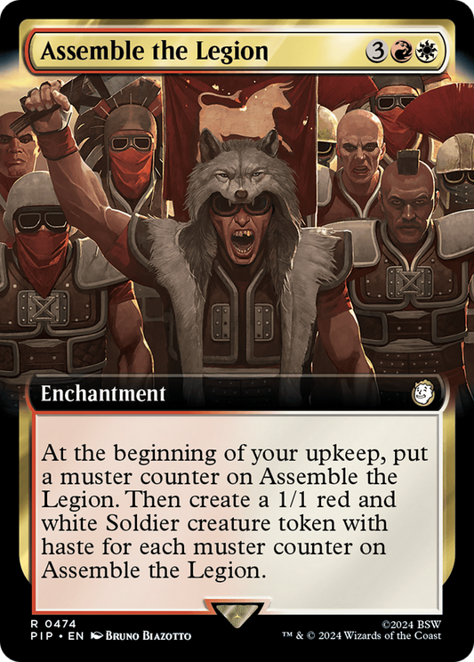 Assemble the Legion (Extended Art) (PIP-474) - Fallout: (Extended Art) Foil
