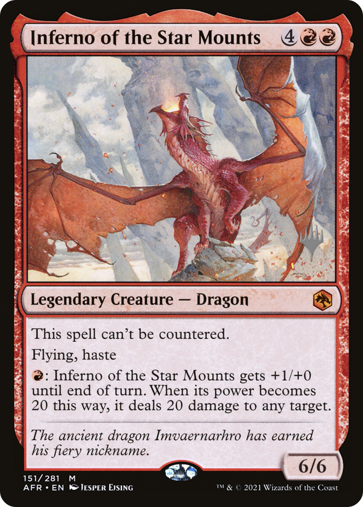 Inferno of the Star Mounts (PPAFR-151) - Adventures in the Forgotten Realms Promos