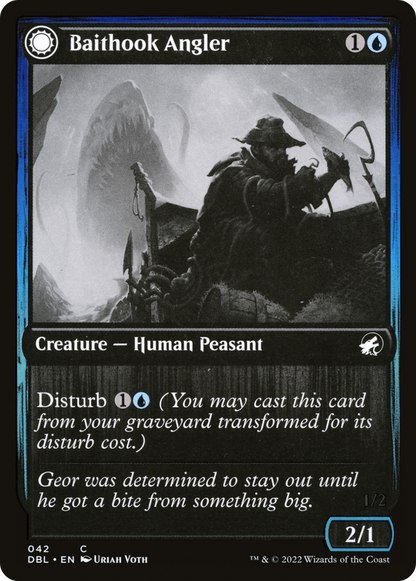 Baithook Angler (DBL-042) - Innistrad: Double Feature: (Double Faced Transform) Foil