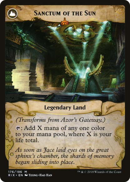 Azor's Gateway (RIX-176) - Rivals of Ixalan: (compasslanddfc) Foil