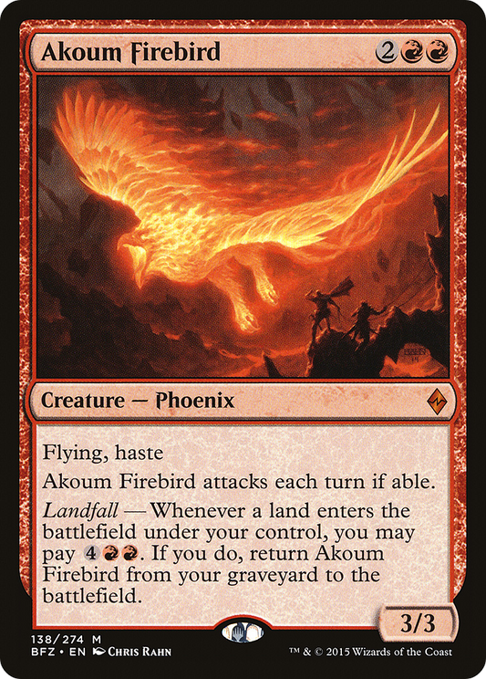 Akoum Firebird (BFZ-138) - Battle for Zendikar