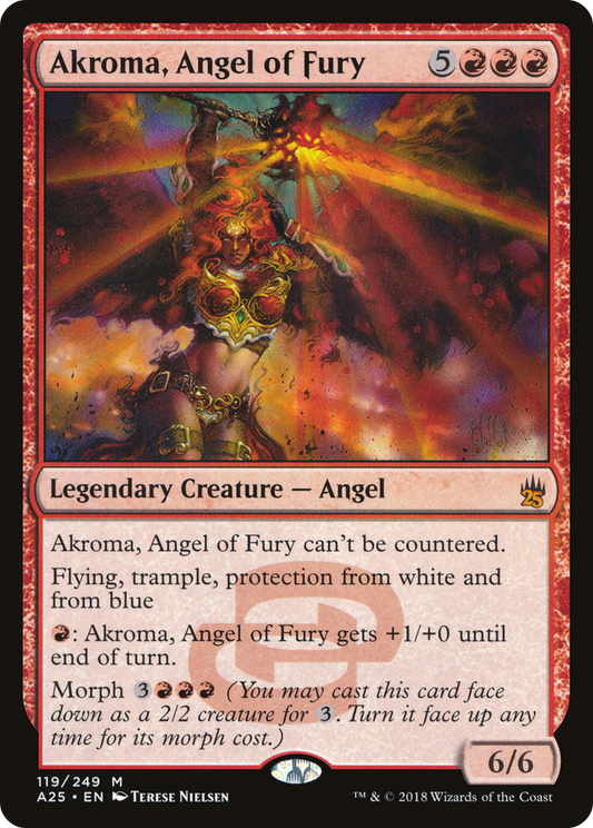 Akroma, Angel of Fury (A25-119) - Masters 25 Foil