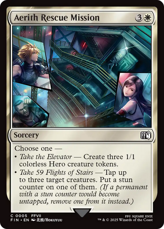 Aerith Rescue Mission (FIN-005) - FINAL FANTASY Foil