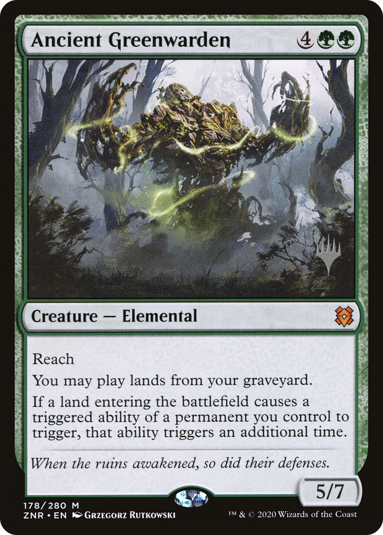Ancient Greenwarden (PPZNR-178) - Zendikar Rising Promos Foil