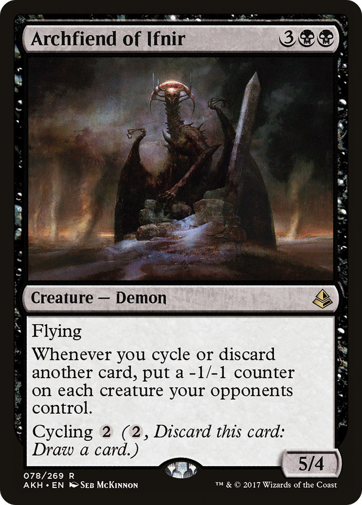 Archfiend of Ifnir (AKH-078) - Amonkhet Foil