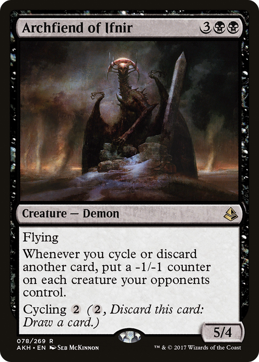 Archfiend of Ifnir (AKH-078) - Amonkhet Foil
