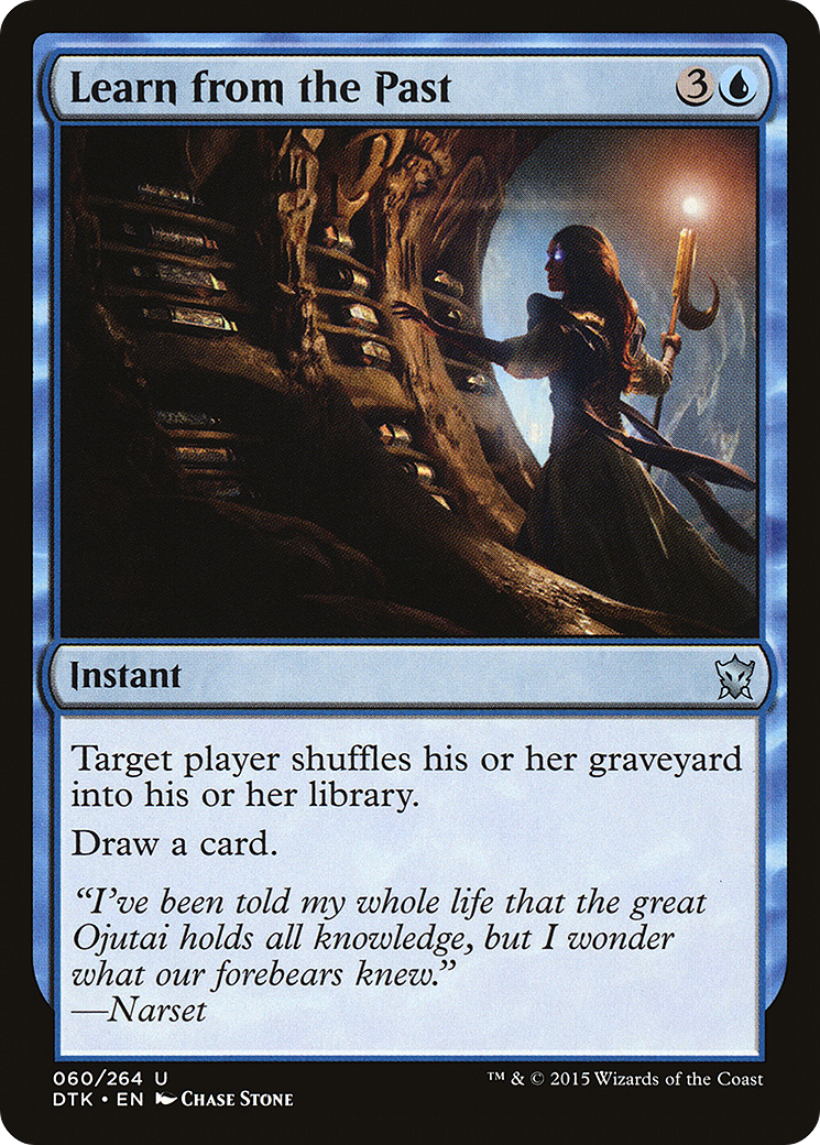Learn from the Past (DTK-060) - Dragons of Tarkir Foil