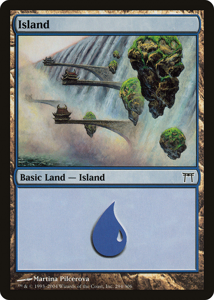 Island (294) (CHK-294) - Champions of Kamigawa