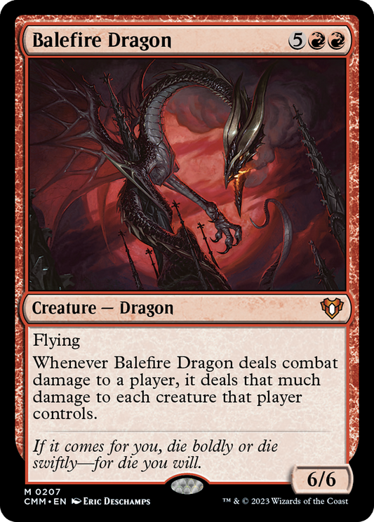 Balefire Dragon (CMM-207) - Commander Masters Foil