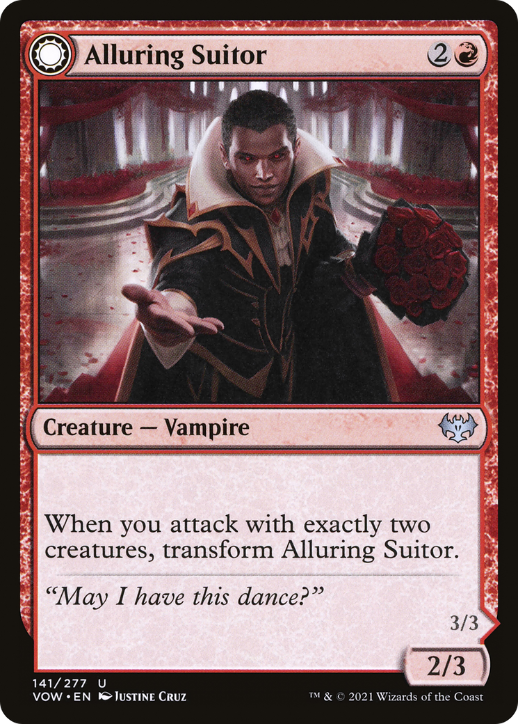 Alluring Suitor (VOW-141) - Innistrad: Crimson Vow: (Double Faced Transform)