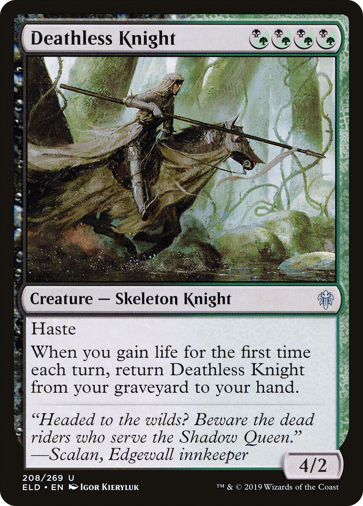 Deathless Knight (ELD-208) - Throne of Eldraine Foil
