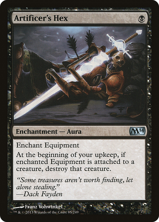Artificer's Hex (M14-085) - Magic 2014 Foil