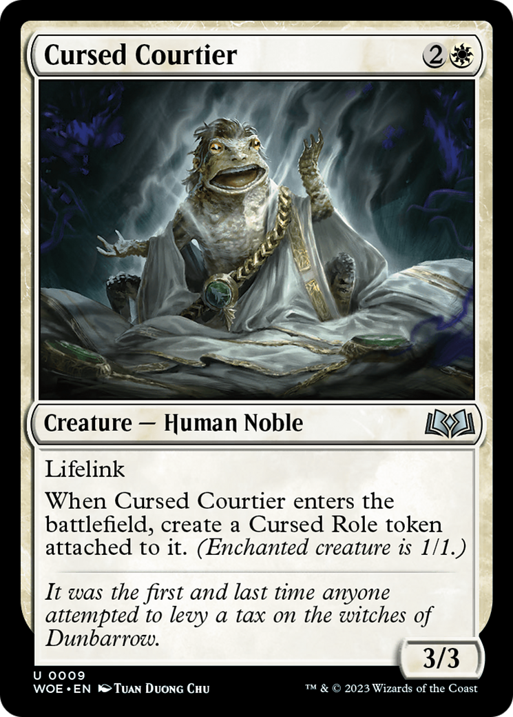 Cursed Courtier (WOE-009) - Wilds of Eldraine