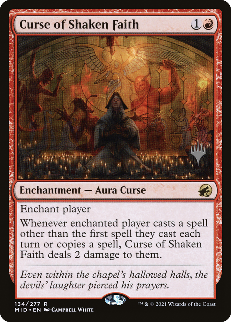 Curse of Shaken Faith (PPMID-134) - Innistrad: Midnight Hunt Promos