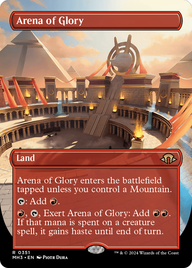 Arena of Glory (Borderless) (MH3-351) - Modern Horizons 3 (Borderless)