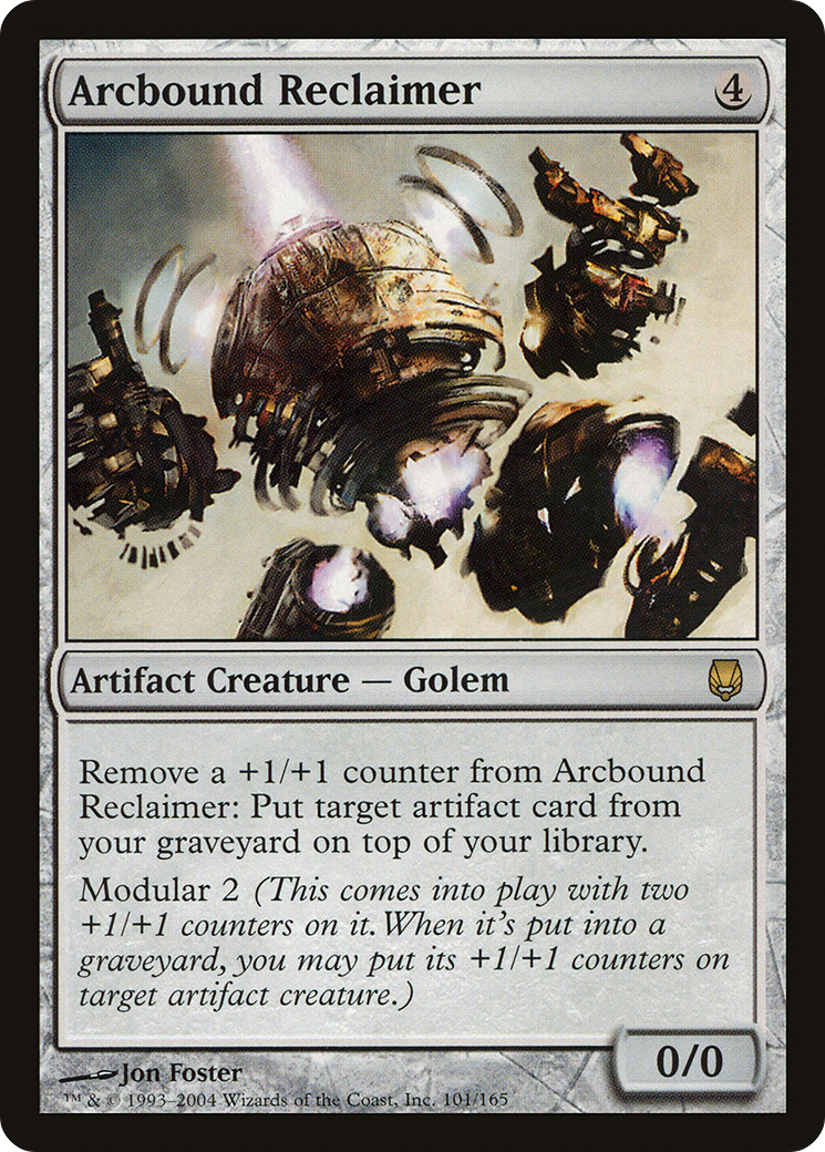 Arcbound Reclaimer (DST-101) - Darksteel Foil