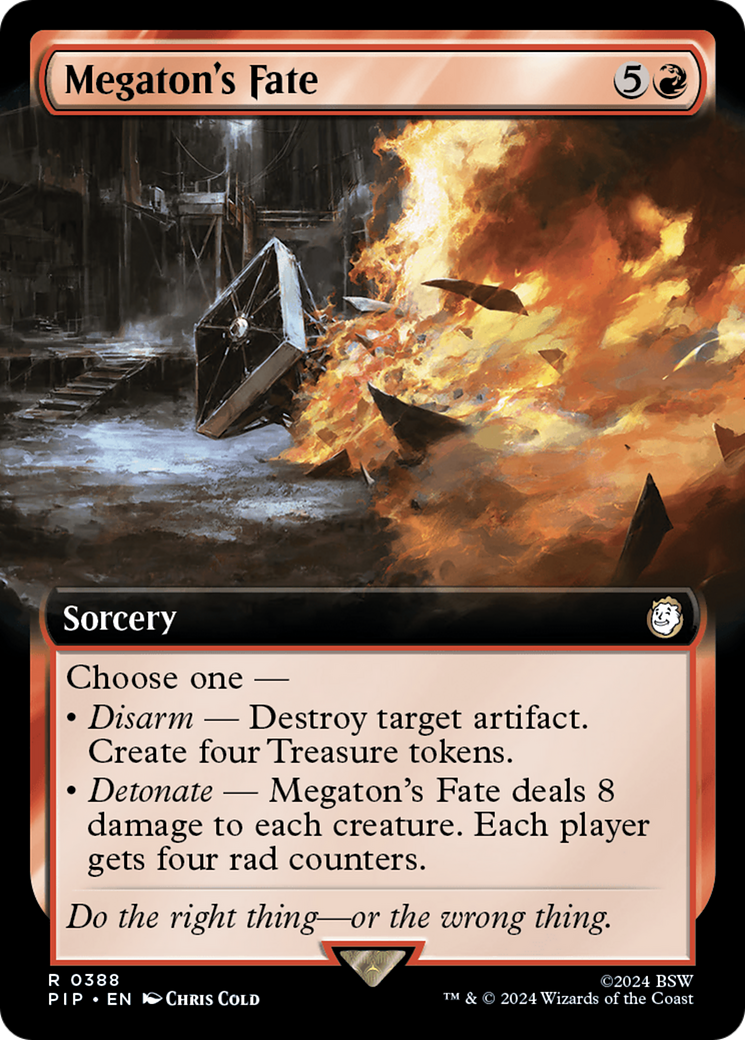 Megaton's Fate (Extended Art) (PIP-388) - Fallout: (Extended Art) Foil