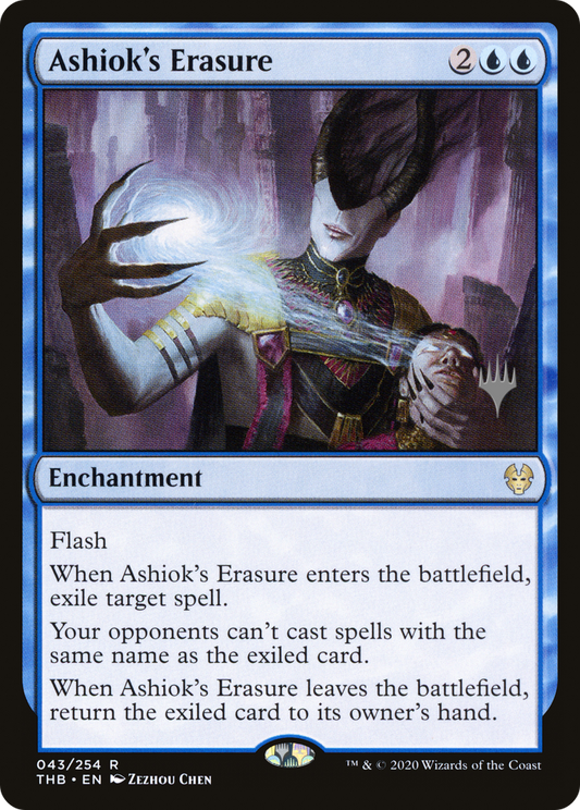 Ashiok's Erasure (PPTHB-43P) - Theros Beyond Death Promos