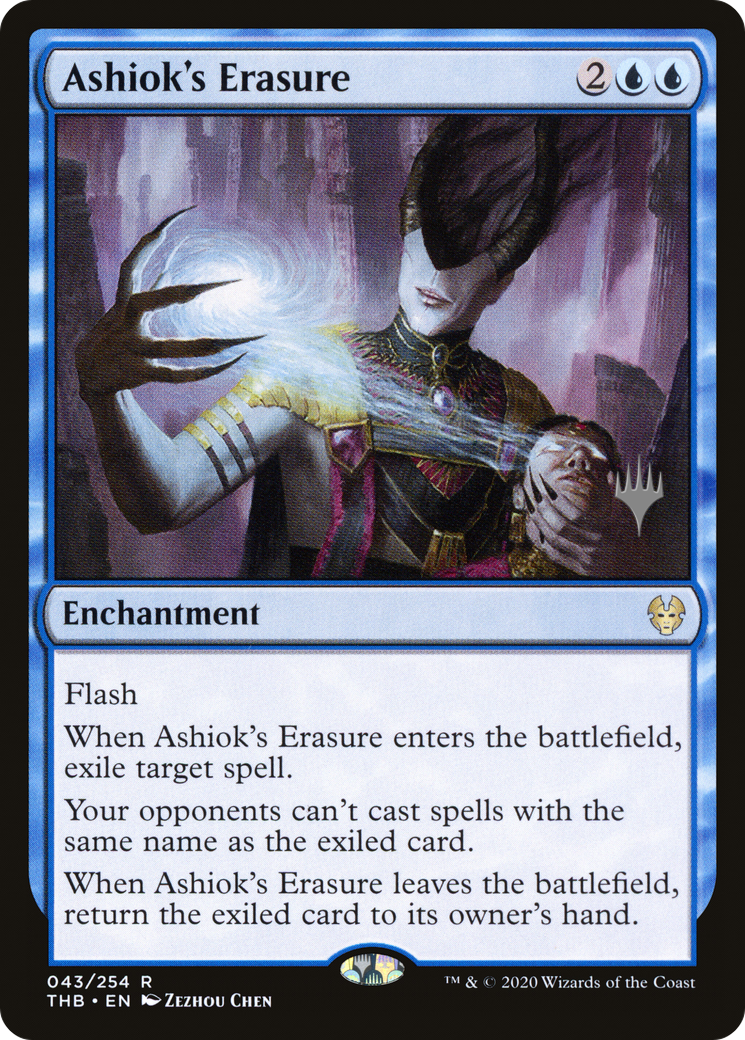 Ashiok's Erasure (PPTHB-43P) - Theros Beyond Death Promos Foil