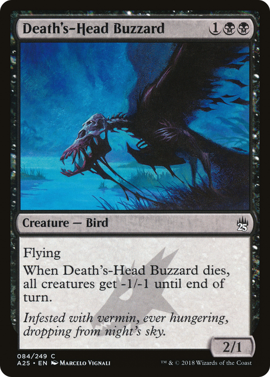 Death's-Head Buzzard (A25-084) - Masters 25 Foil