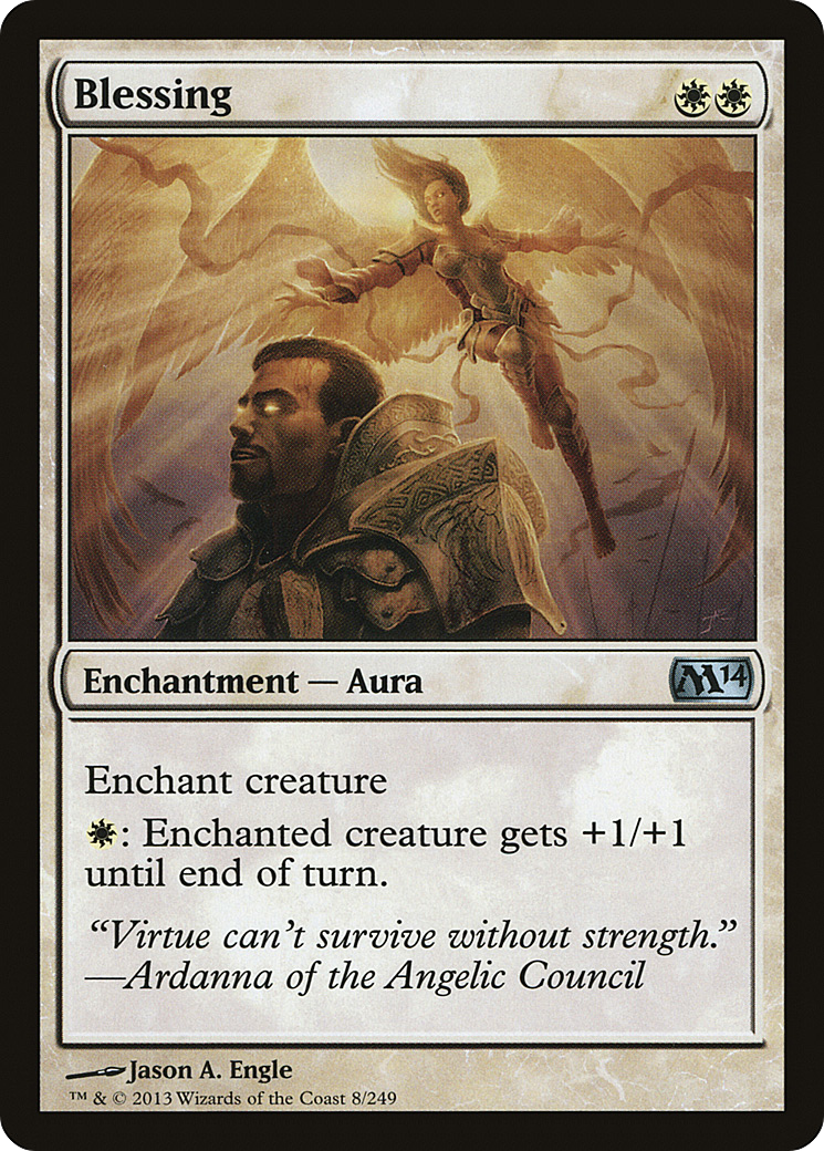 Blessing (M14-008) - Magic 2014 Foil