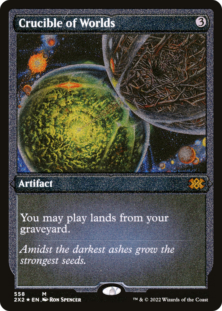 Crucible of Worlds (2X2-558) - Double Masters 2022 Foil