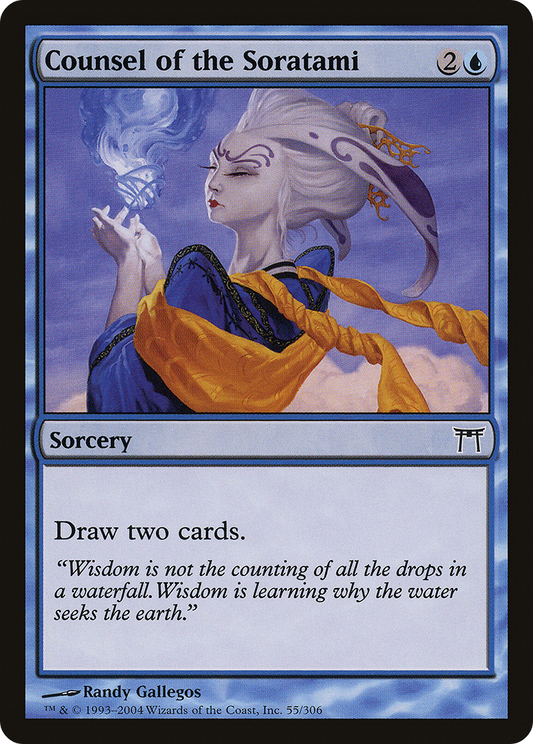 Counsel of the Soratami (CHK-055) - Champions of Kamigawa Foil