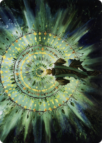 Verdant Mastery Art Card (ASSTX-019) - Strixhaven Art Series (Borderless) Foil