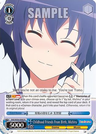 Childhood Friends From Birth, Michiru (SHS/W56-E083 R) - Saekano: How to Raise a Boring Girlfriend