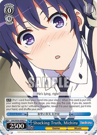 Shocking Truth, Michiru (SHS/W56-E092 C) - Saekano: How to Raise a Boring Girlfriend