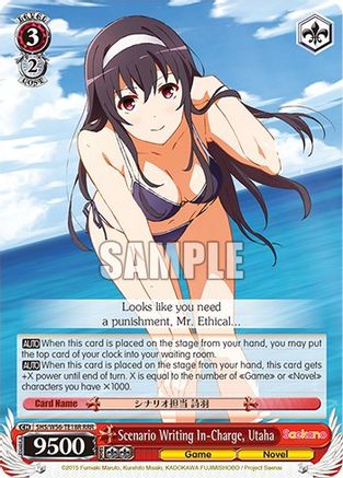 Scenario Writing In-Charge, Utaha (RRR) (SHS/W56-TE18R RRR) - Saekano: How to Raise a Boring Girlfriend