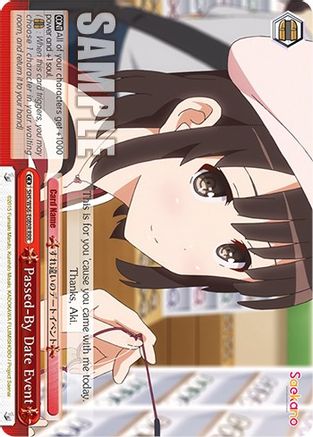 Passed-By Date Event (RRR) (SHS/W56-E080R RRR) - Saekano: How to Raise a Boring Girlfriend