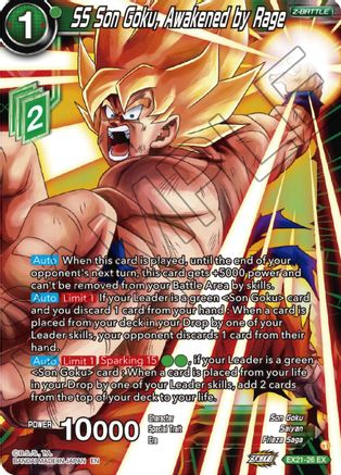 SS Son Goku, Awakened by Rage (EX21-26) - 5th Anniversary Set