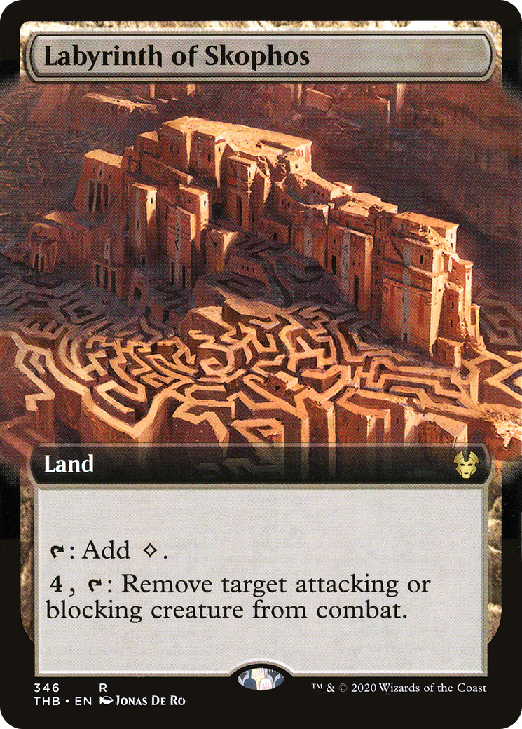 Labyrinth of Skophos (Extended Art) (THB-346) - Theros Beyond Death: (Extended Art) Foil