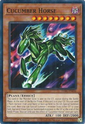 Cucumber Horse (DABL-EN036) - Darkwing Blast 1st Edition